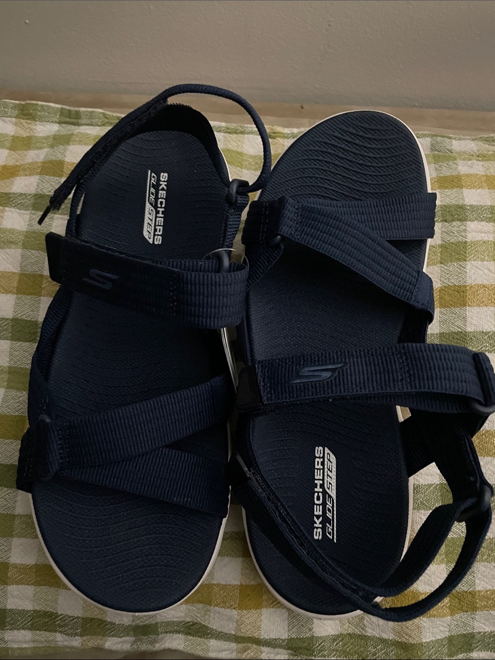 Skechers Dark Blue Adjustable Strap Sandals